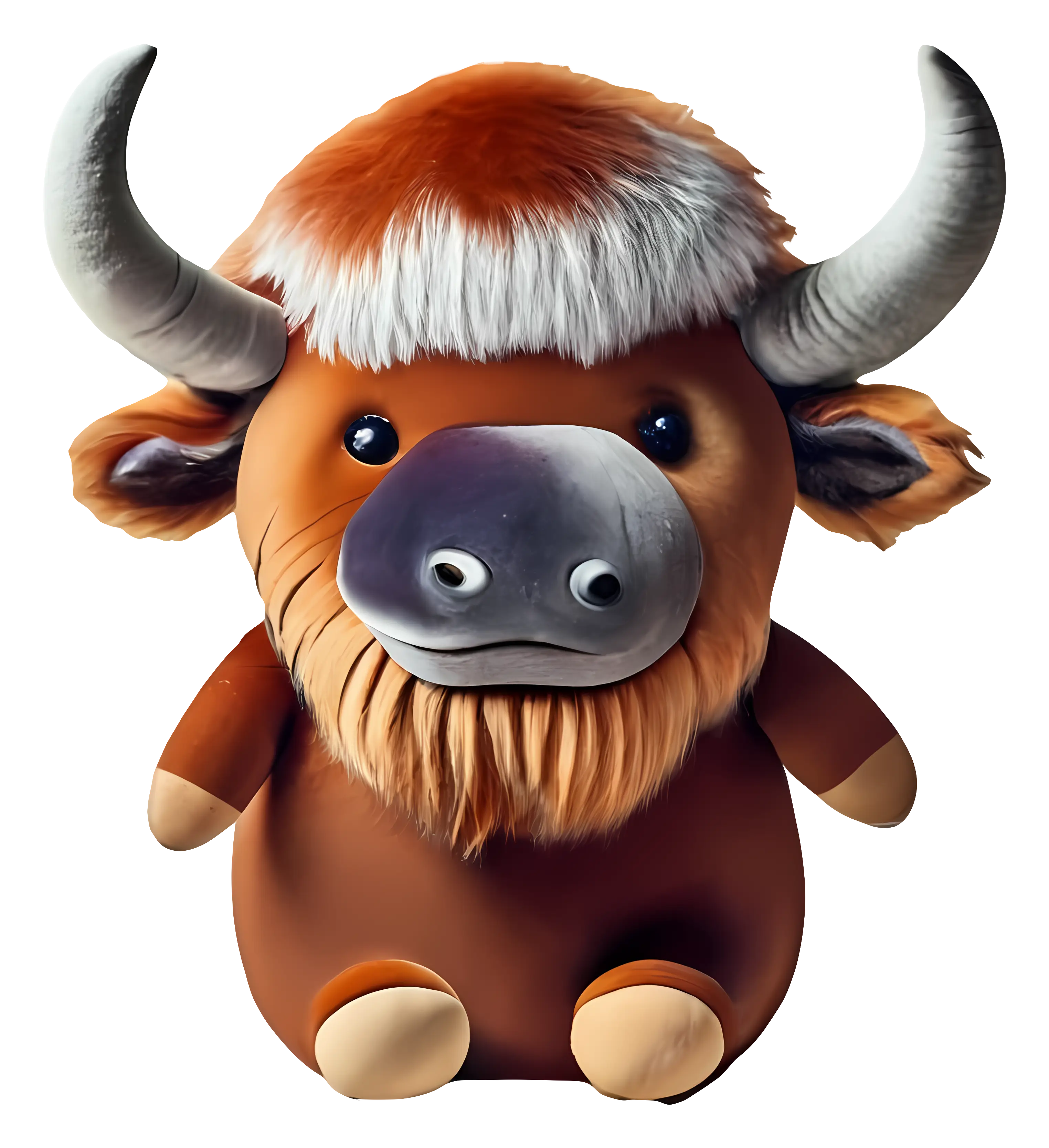 Cute Bull Plush Toy