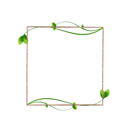 Green Leafy Frame