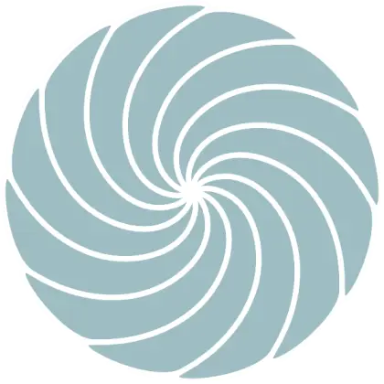 Blue Spiral Pattern Design