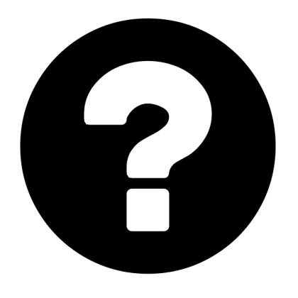 Black Question Mark Icon