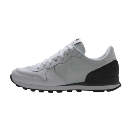 White and Black Athletic Sneakers