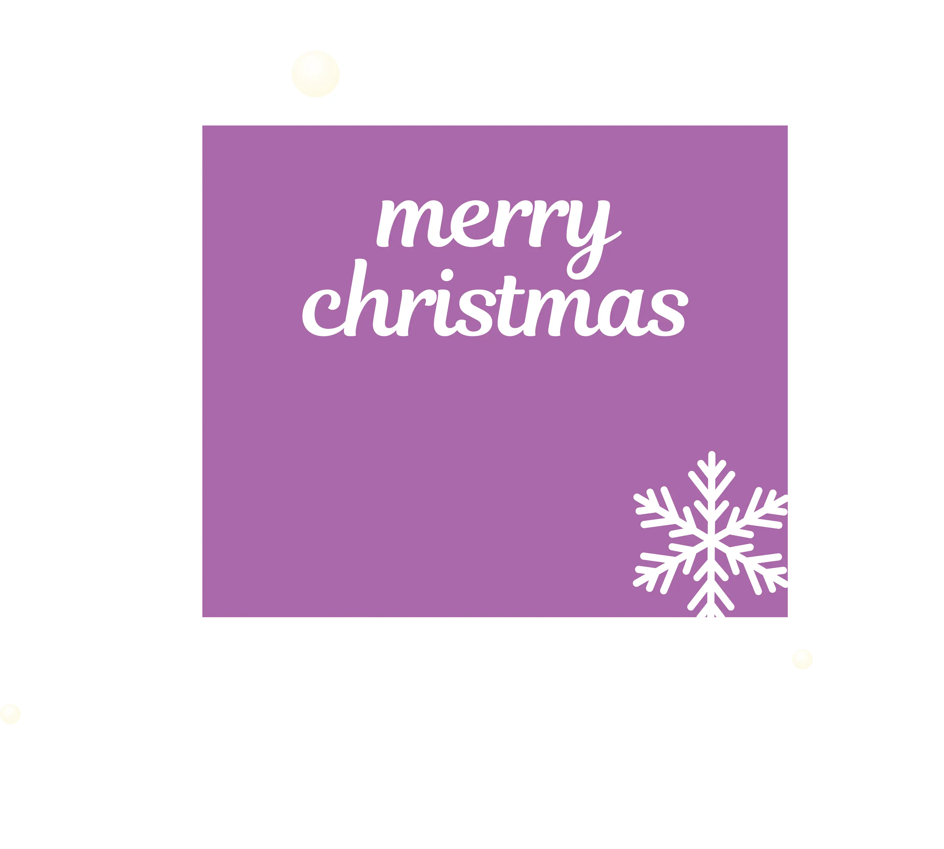 Merry Christmas Holiday Card