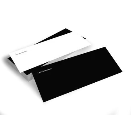 Black and White Envelopes for Mailing