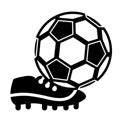 Soccer Ball and Shoe Illustration