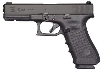 Compact Black Handgun for Safety