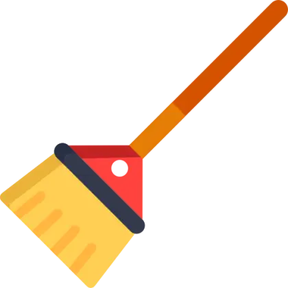 Colorful Broom for Cleaning