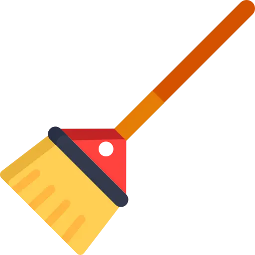 Colorful Broom for Cleaning