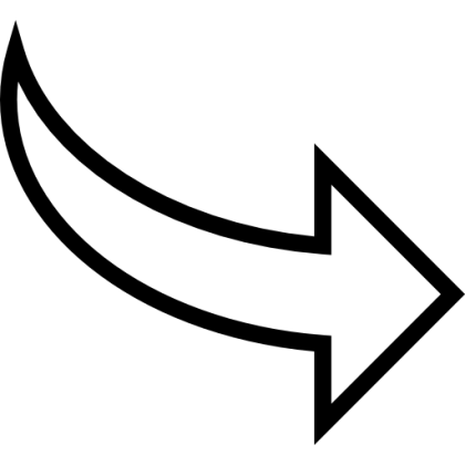 Curved Right Arrow