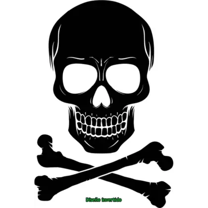 Skull and Crossbones Symbol Illustration