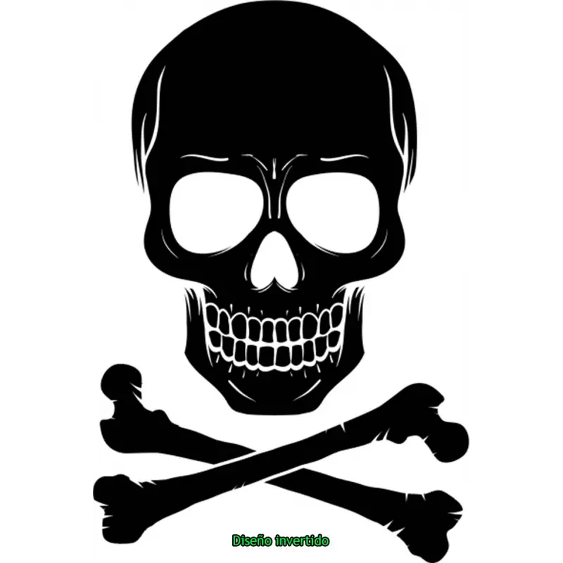 Skull and Crossbones Symbol Illustration