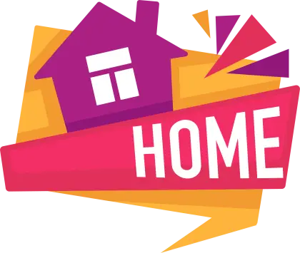 Purple House Home Icon