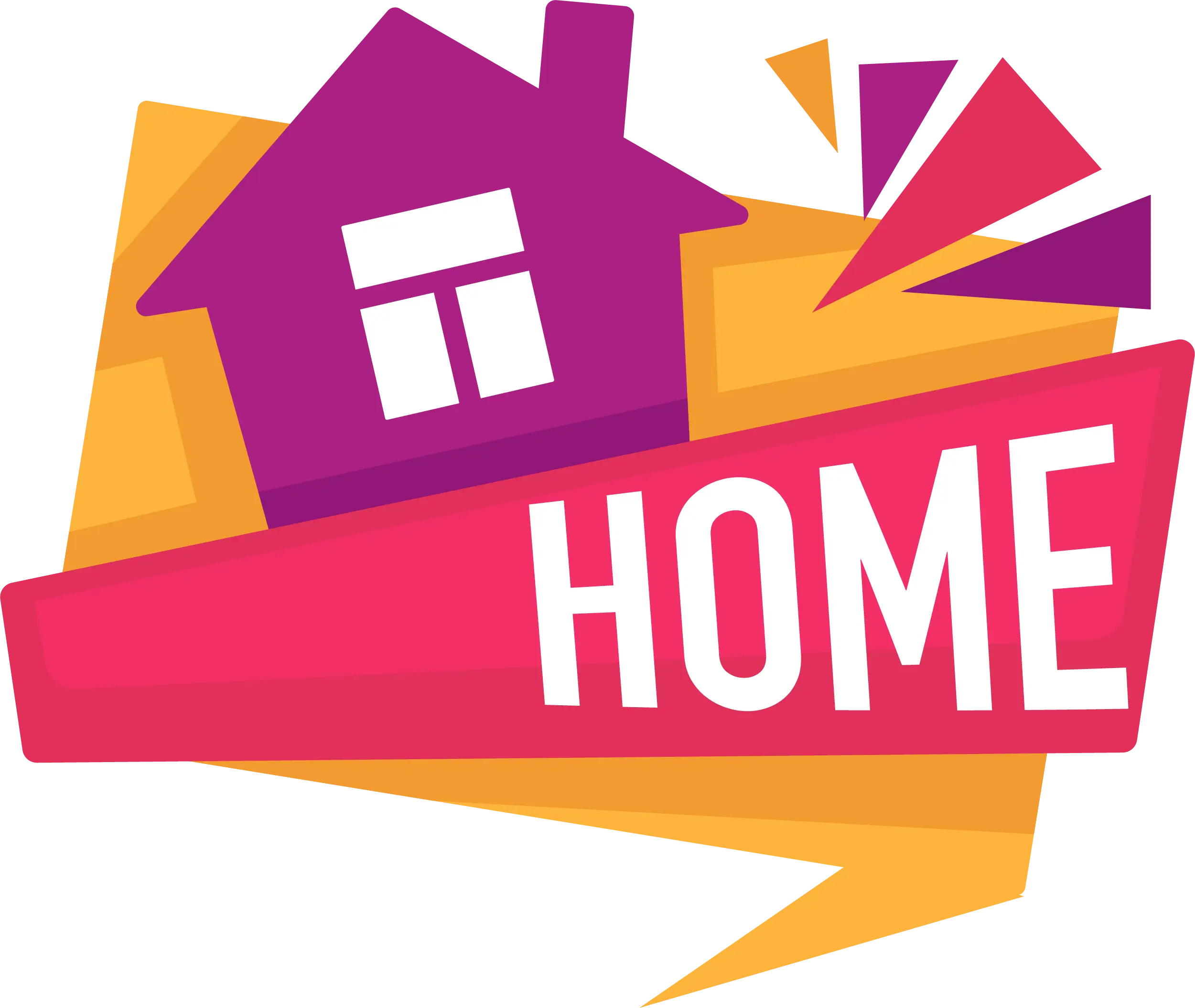 Purple House Home Icon