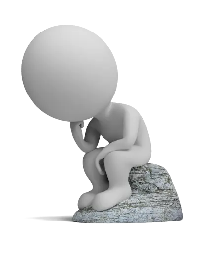 Abstract Thinker Statue