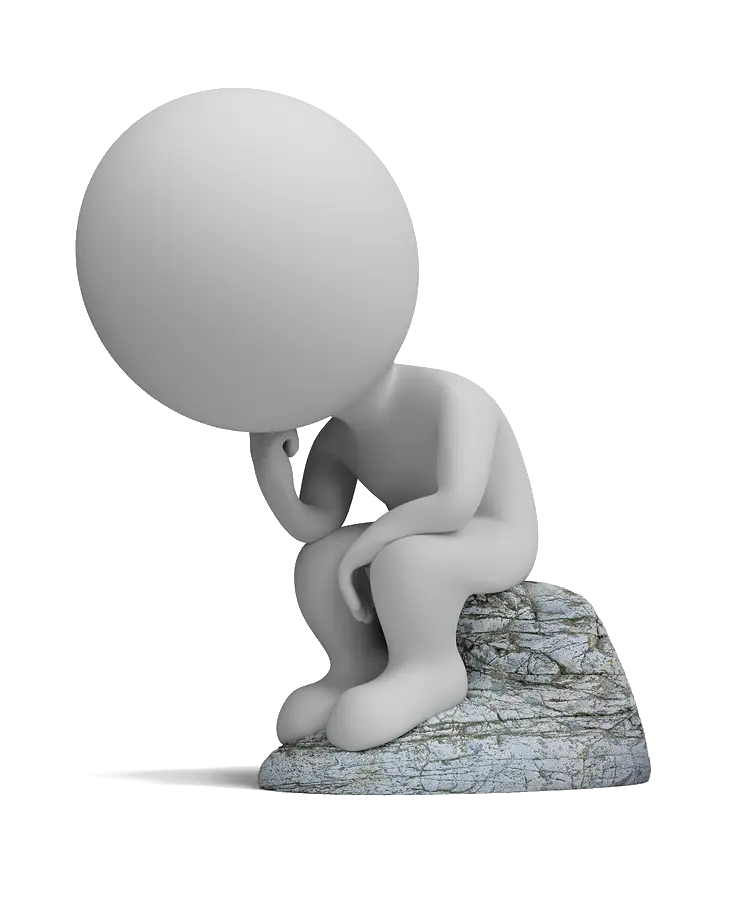 Abstract Thinker Statue