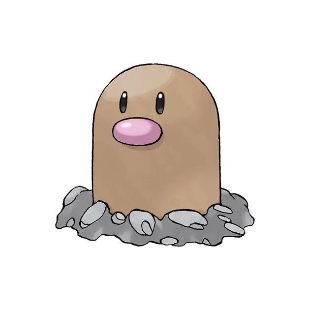 Diglett Pokemon Character