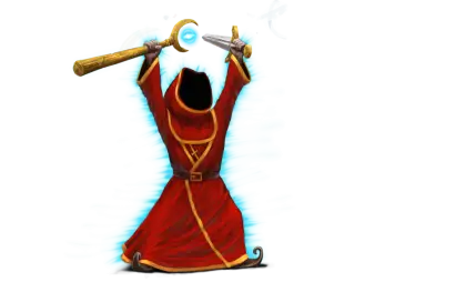 Wizard Casting a Spell