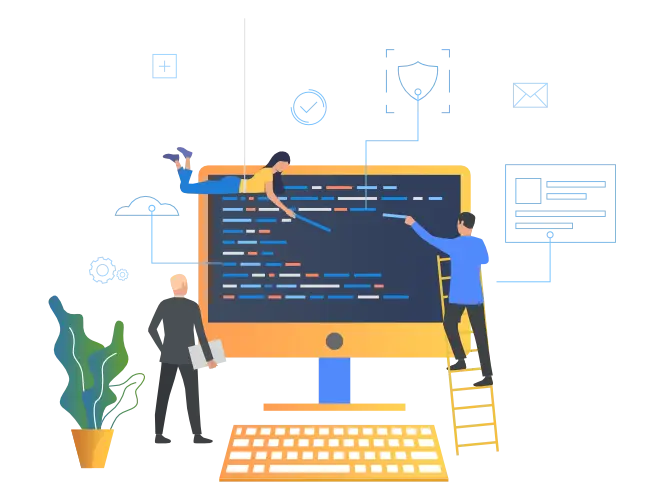 Collaboration in Programming with Computer Illustration