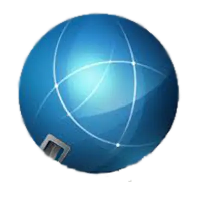 Blue Globe Network Icon