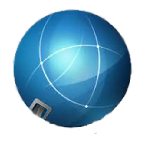 Blue Globe Network Icon