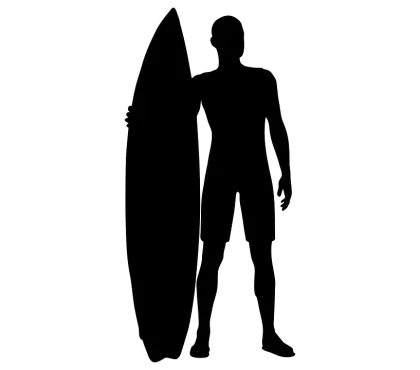 Surfer Silhouette