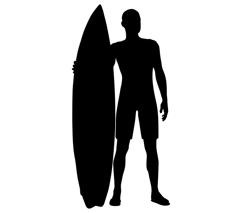 Surfer Silhouette