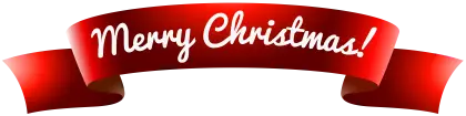 Red Merry Christmas Banner Design