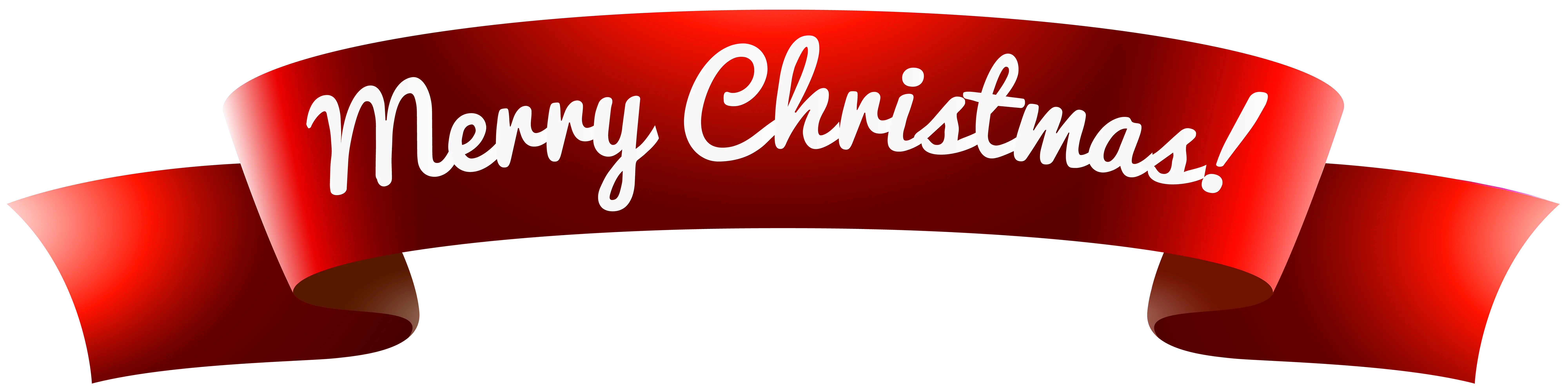 Red Merry Christmas Banner Design