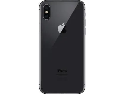Black Smartphone Back View Design