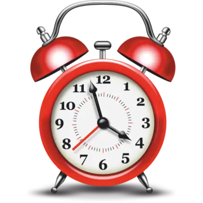 Retro Red Alarm Clock