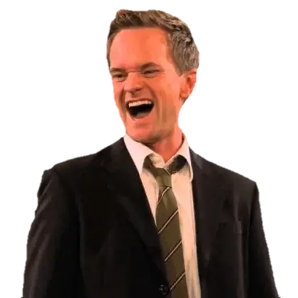 Laughing Man in Suit