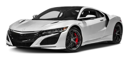White Sports Luxury Car