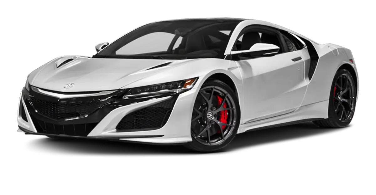 White Sports Luxury Car