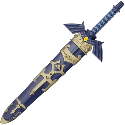Blue and Gold Decorative Fantasy Sword