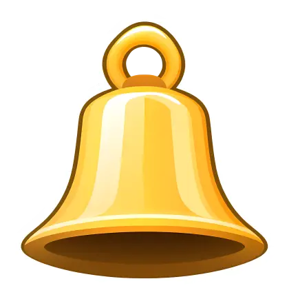 Golden Bell Illustration