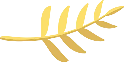 Yellow Branch Minimal Illustration