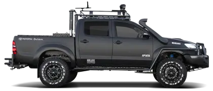 Black Off-road Pickup Truck Design