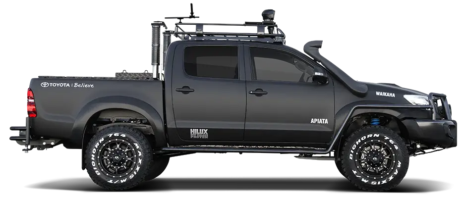Black Off-road Pickup Truck Design