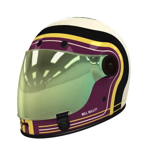 Modern Motorcycle Helmet with Visor