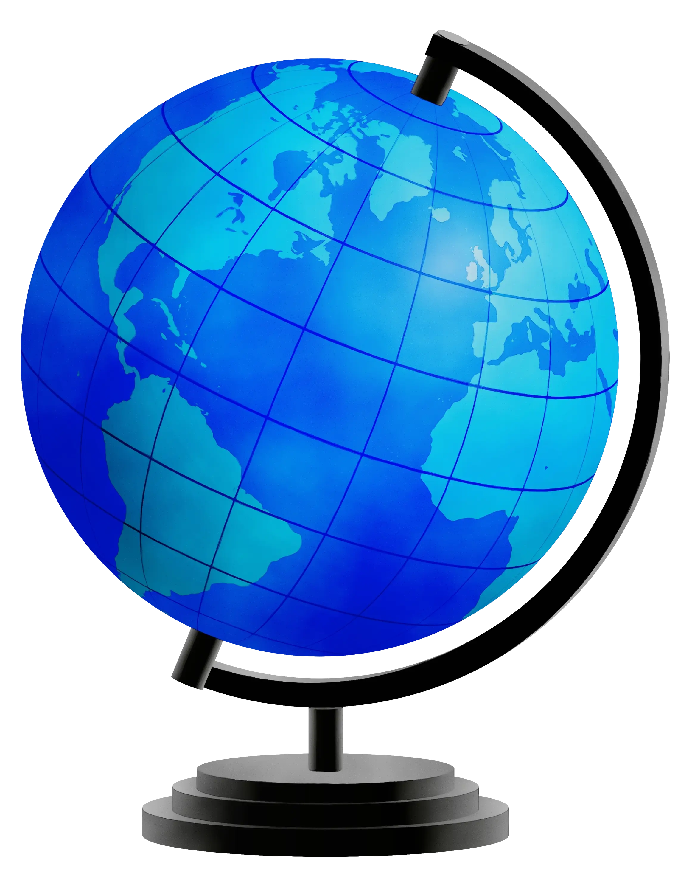 Blue Globe Model for Geography Learning