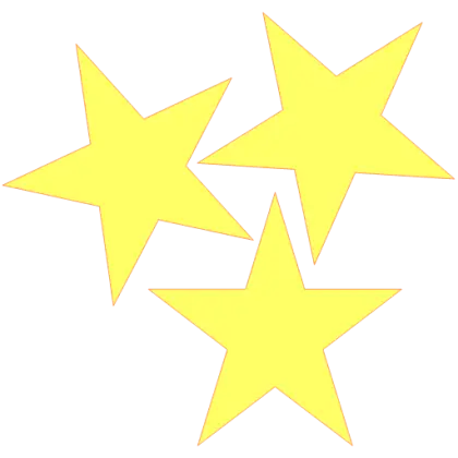 Bright Yellow Stars Illustration