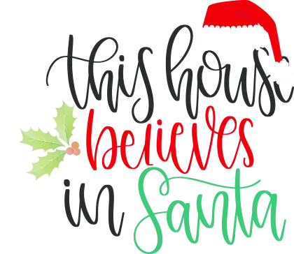 Santa-Inspired Christmas Typography