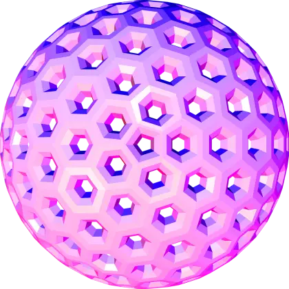 Colorful Geometric Sphere