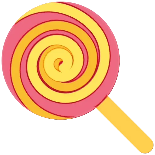 Colorful Lollipop with Swirl Design