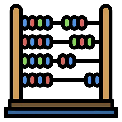 Colorful Abacus for Learning and Counting