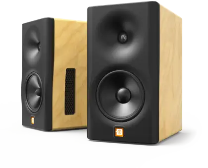 Wooden Studio Monitor Speakers