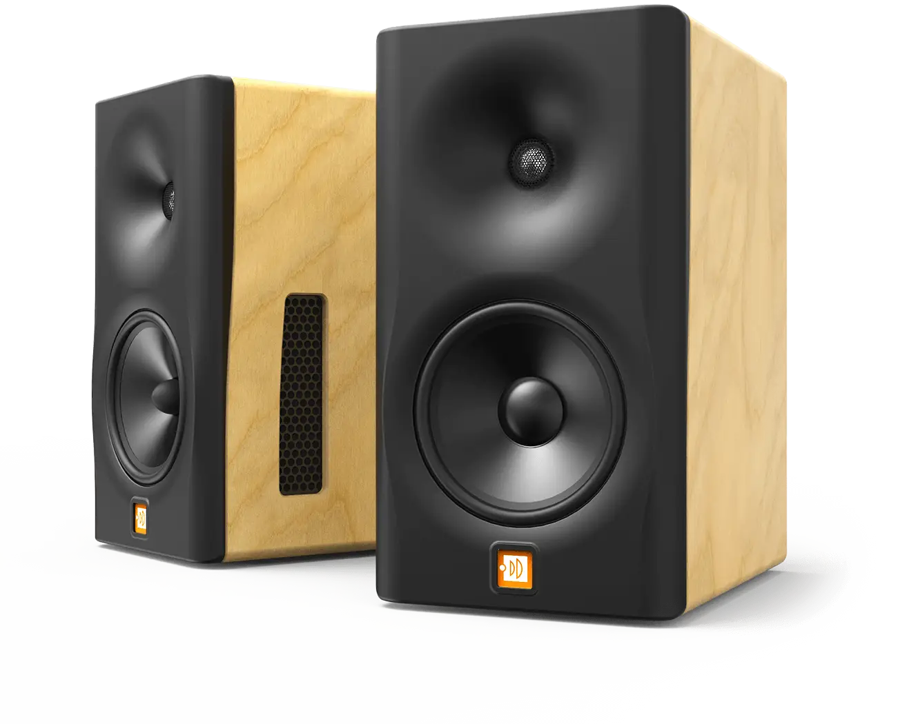 Wooden Studio Monitor Speakers