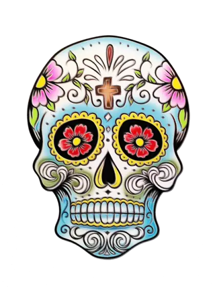Decorated Sugar Skull