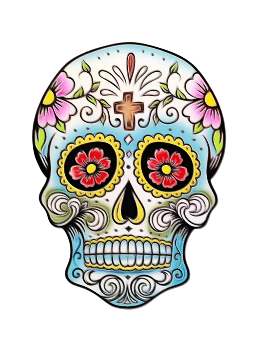 Decorated Sugar Skull