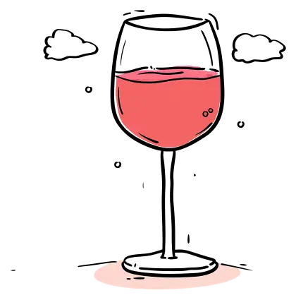 Wine Glass with Red Wine