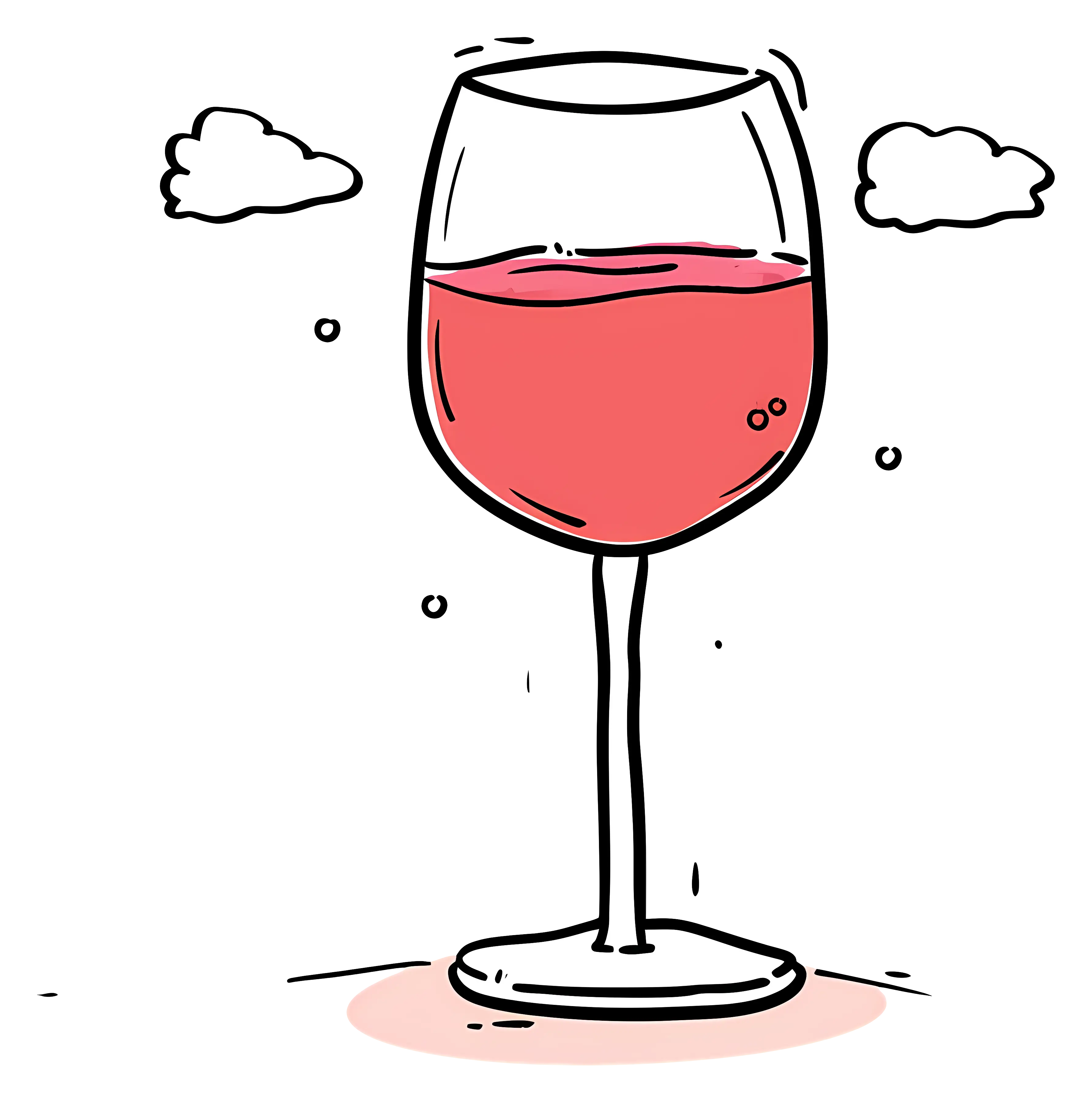 Wine Glass with Red Wine